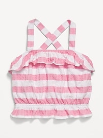 Image number 2 showing, Striped Bubble Tank Top for Girls