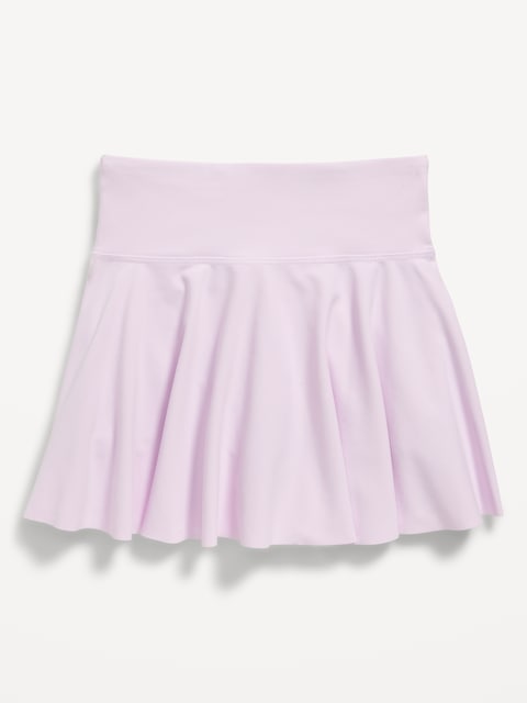 High-Waisted PowerSoft Skort for Girls - Lilac Ice