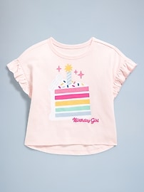 Image number 2 showing, Birthday Graphic T-Shirt for Toddler Girls