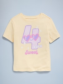 Image number 2 showing, Birthday Graphic T-Shirt for Toddler Girls