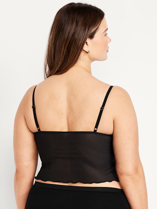 Image number 8 showing, Mesh Cami Lounge Top