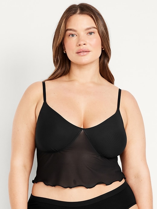 Image number 7 showing, Mesh Cami Lounge Top