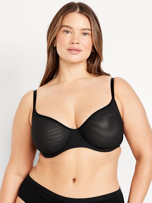Image number 7 showing, Mesh Balconette Bra