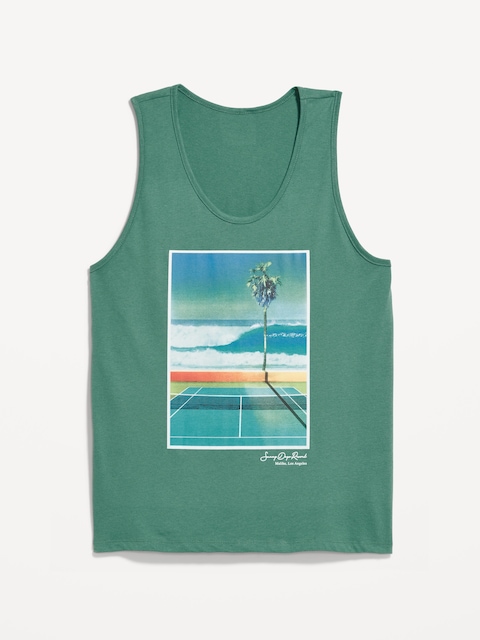 Graphic Tank Top - Swaying Palm Photo Graphic