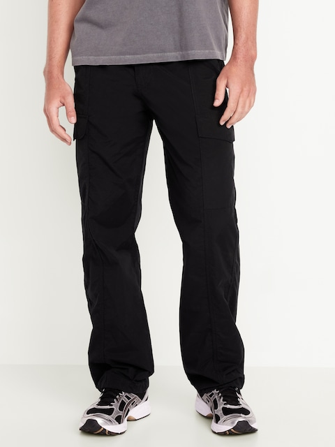 Baggy Tech Cargo Pants - Black Jack