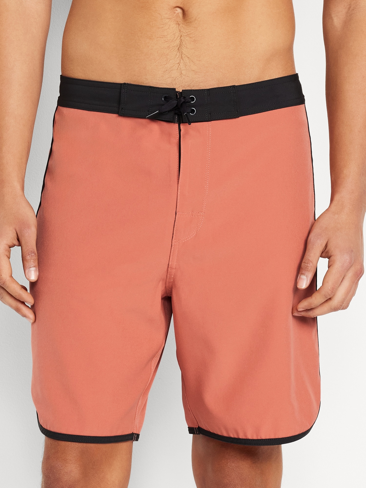 Solid Board Shorts -- 8-inch inseam