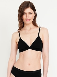 Image number 1 showing, Everyday Cotton Triangle Bralette