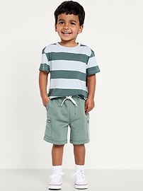 Image number 1 showing, Zip Cargo Fleece Shorts for Toddler Boys