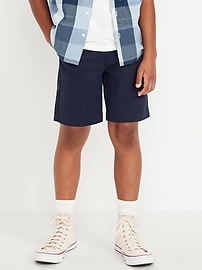 Image number 1 showing, Knee Length Twill Shorts for Boys