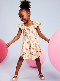 Image number 4 showing, Birthday Fit and Flare Dress for Toddler Girls
