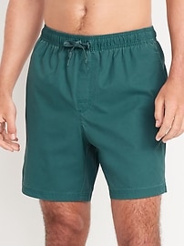 Image number 1 showing, Washed Swim Trunks -- 7-inch inseam