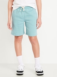 Image number 1 showing, Fleece Jogger Shorts for Boys (At Knee)