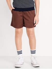 Image number 1 showing, Above Knee Twill Pull-On Shorts for Boys