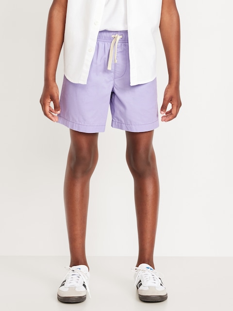 Above Knee Twill Pull-On Shorts for Boys