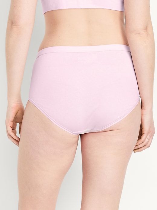 Image number 6 showing, High-Waisted Everyday Brief Cotton Underwear