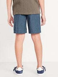 Image number 2 showing, Knee Length Linen-Blend Shorts for Boys
