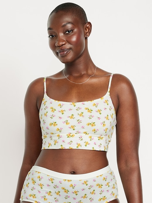 Image number 5 showing, Cotton Cami Bralette
