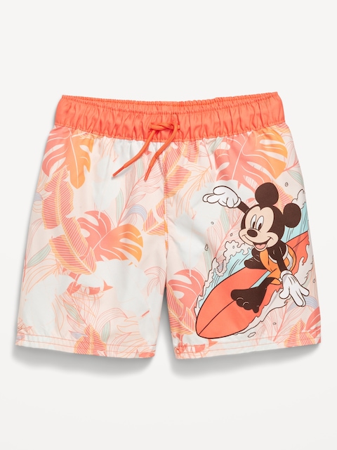 Licensed Graphic Swim Trunks for Toddler Boys - Mickey Mouse