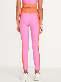 Image number 2 showing, High-Waisted PowerSoft 7/8-Length Performance Leggings for Girls