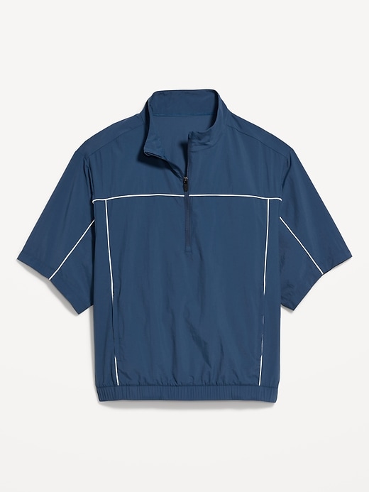 【BAON】[unisex] Delve Nylon Over Short Sleeve Shirt Kelso Nylon Noll Short-Sleeve Shirt | Theory