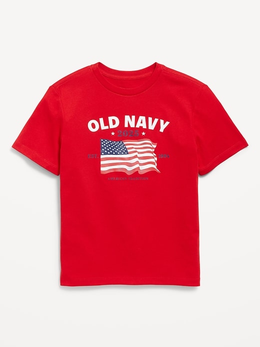 Image number 2 showing, Short-Sleeve Gender-Neutral Logo-Graphic T-Shirt for Kids