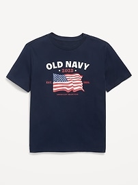 Image number 2 showing, Short-Sleeve Gender-Neutral Logo-Graphic T-Shirt for Kids