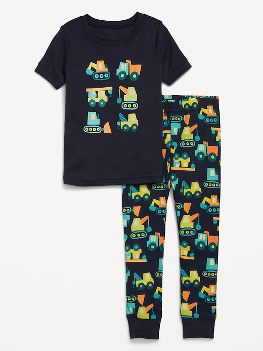 Image number 1 showing, Snug-Fit Graphic Pajama Set for Toddler & Baby