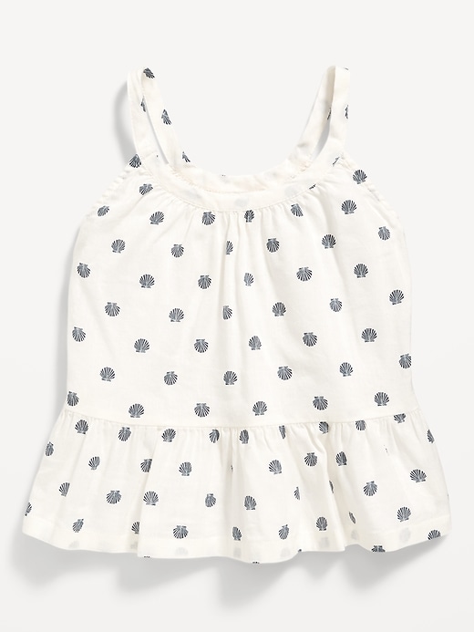 Image number 1 showing, Printed Cami Peplum Top for Toddler Girls