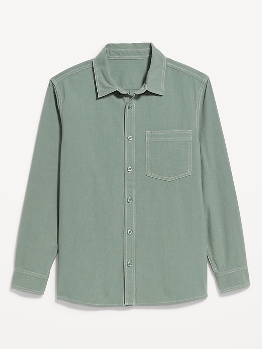 Image number 4 showing, Contrast Stitch Workwear Shirt
