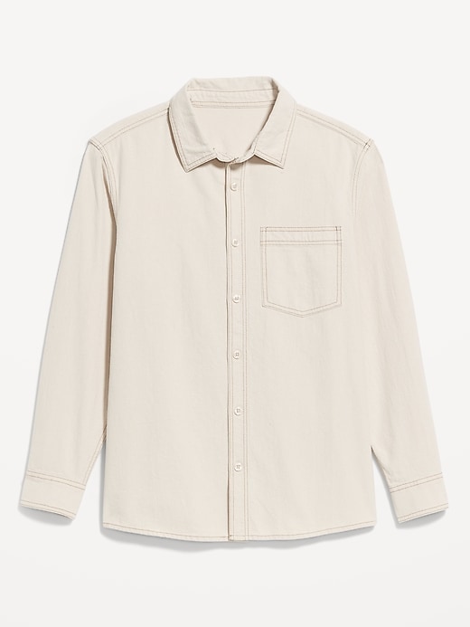 Image number 4 showing, Contrast Stitch Workwear Shirt