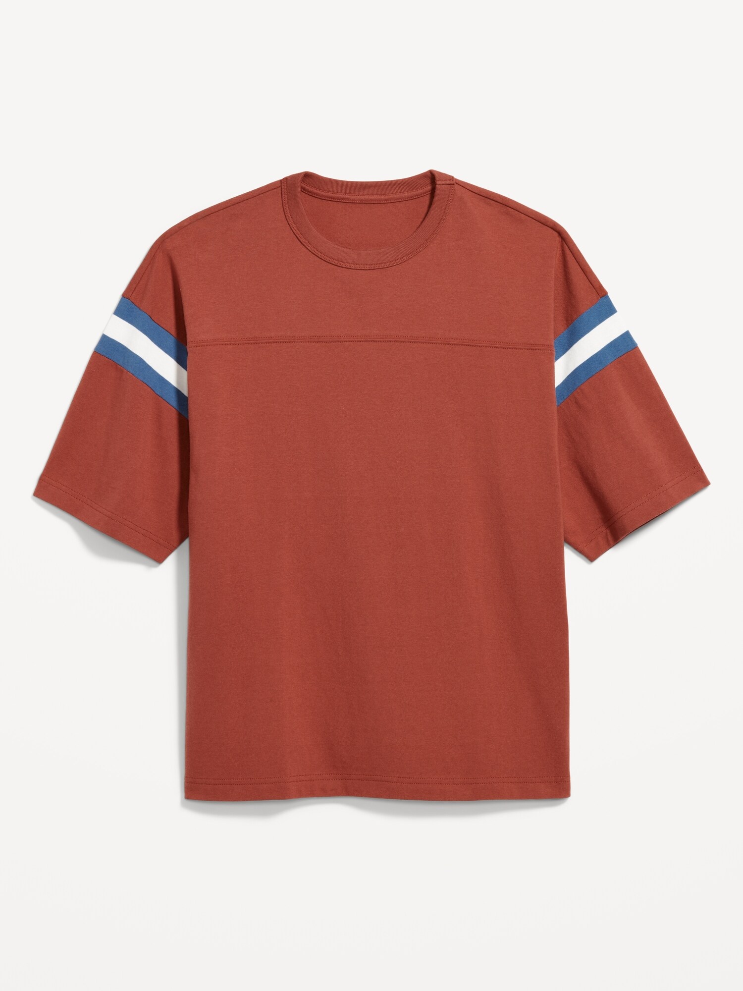 Мужская футболка Old Navy Heavyweight Football-Style, цвет: Вишнёвый берёзовый — фото 4