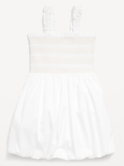 Image number 3 showing, Sleeveless Smocked Bubble Dress for Girls