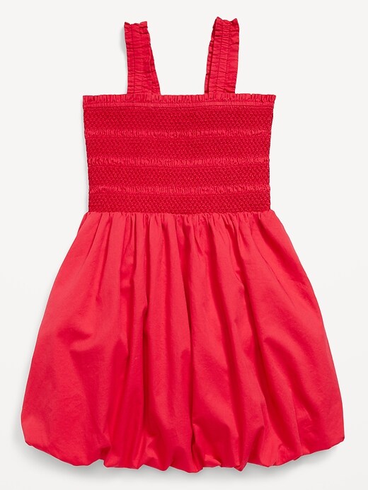old navy red bubble dress Sleeveless Smocked Bubble Dress for Girls