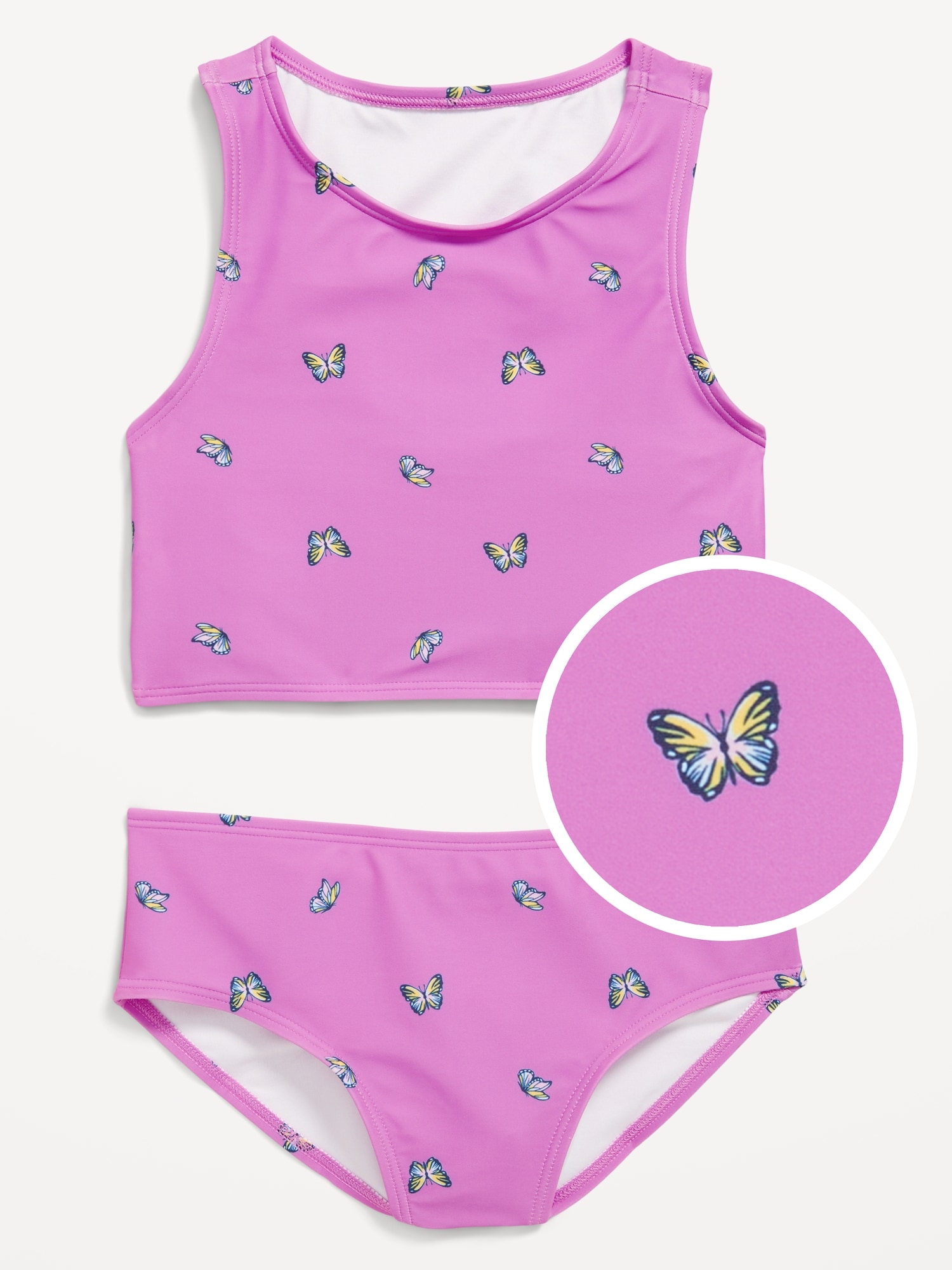 Printed Tankini Swim Set for Girls