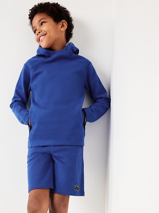 Image number 3 showing, Fleece Jogger Shorts for Boys (At Knee)