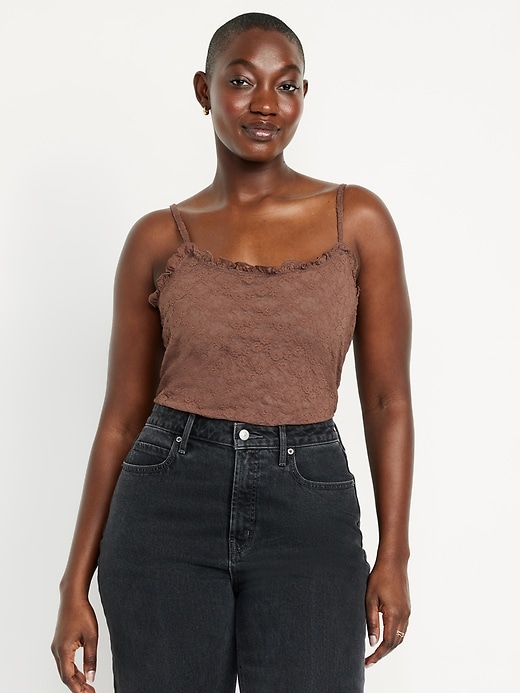 Image number 5 showing, Ruffle Lace Camisole