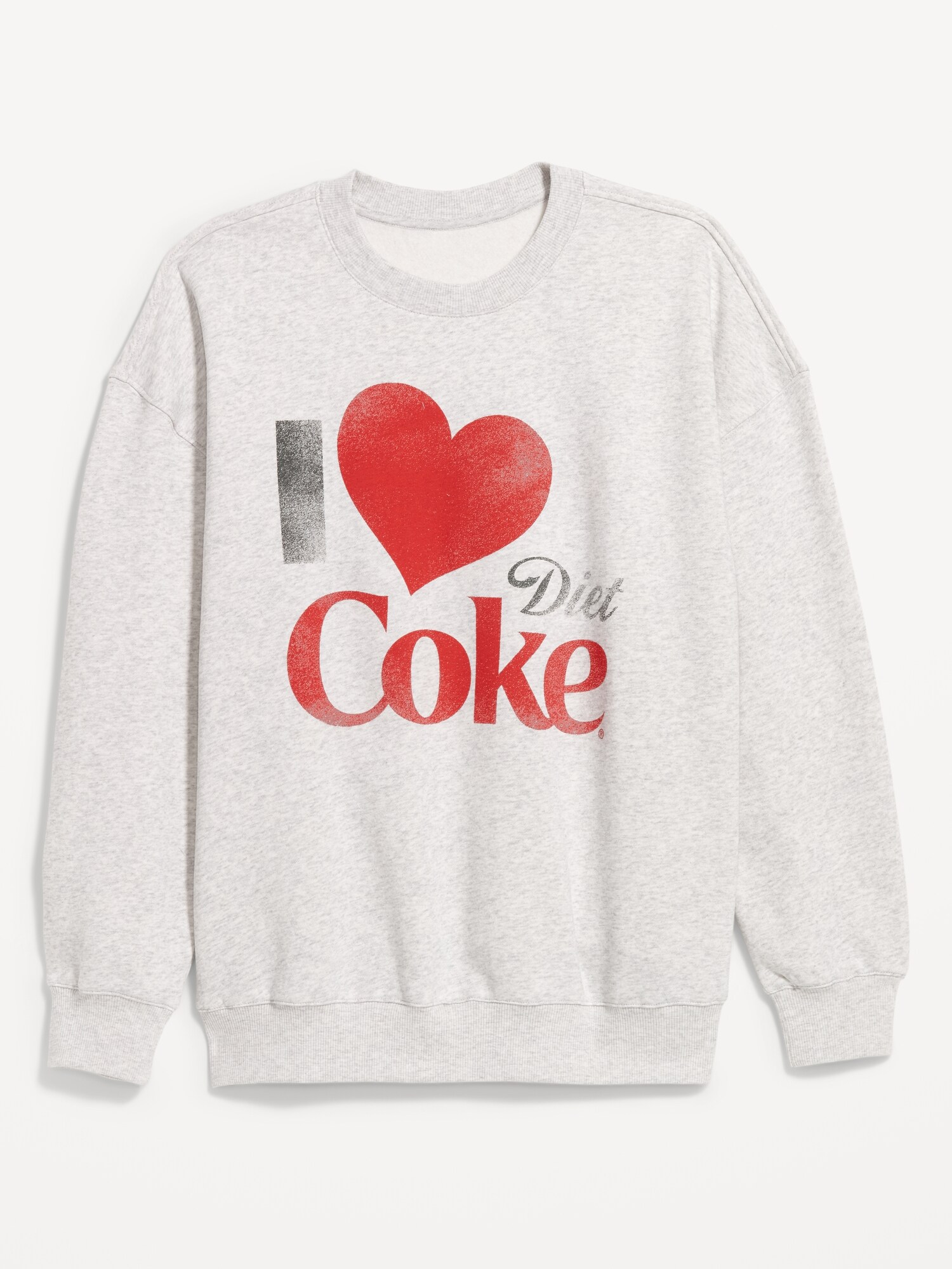 Женские толстовки Old Navy Diet Coke® SoComfy Oversized Tunic, цвет: I Love Diet Coke — фото 4