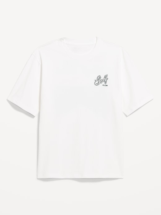 Image number 1 showing, Heavyweight Crew-Neck Graphic T-Shirt