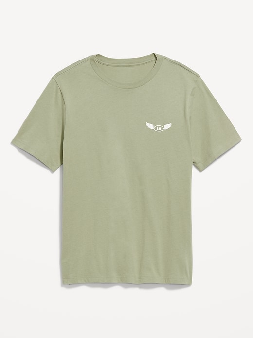 Image number 1 showing, Crew-Neck Graphic T-Shirt