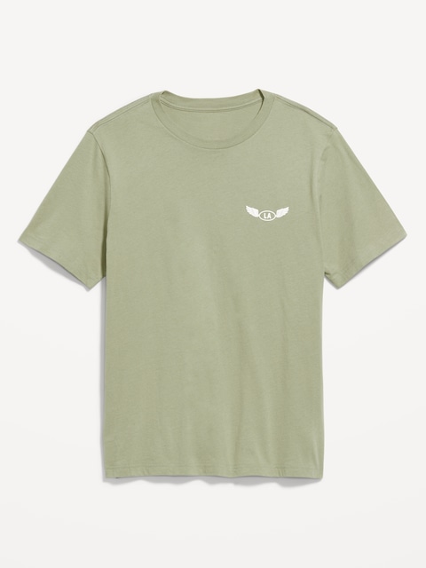 Crew-Neck Graphic T-Shirt - Ammonite