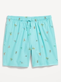 Image number 3 showing, Printed Swim Trunks -- 7-inch inseam