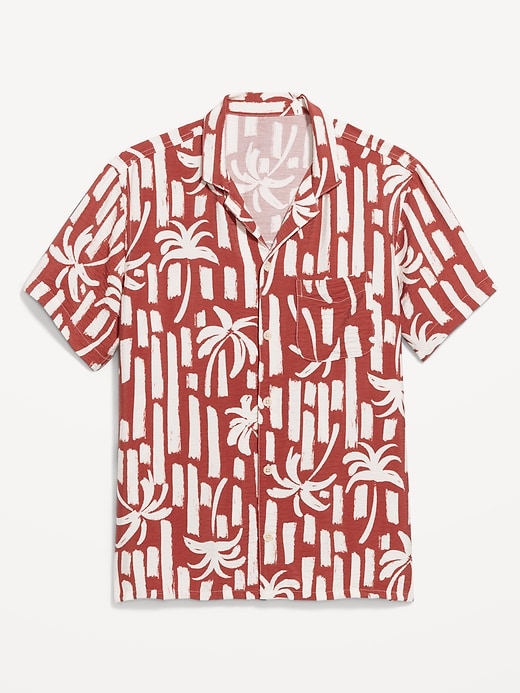 Image number 4 showing, Short-Sleeve Printed Camp Shirt