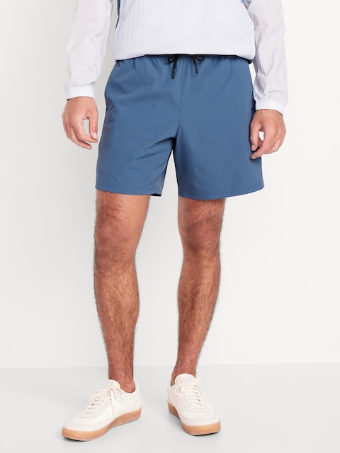 Dynamic Tech Woven Shorts -- 7-inch inseam - Evening Shadow