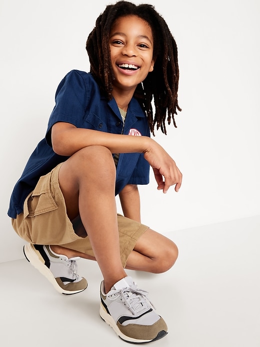 Image number 3 showing, Knee Length Cargo Ripstop Shorts for Boys