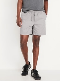 Image number 1 showing, Twill Jogger Shorts -- 5-inch inseam