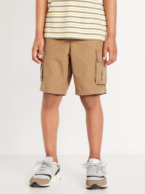 Knee Length Cargo Ripstop Shorts for Boys