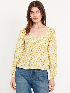 old navy yellow top