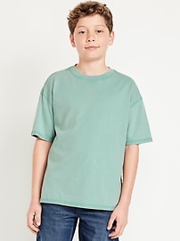 Image number 1 showing, Oversized Washed Short-Sleeve T-Shirt for Boys