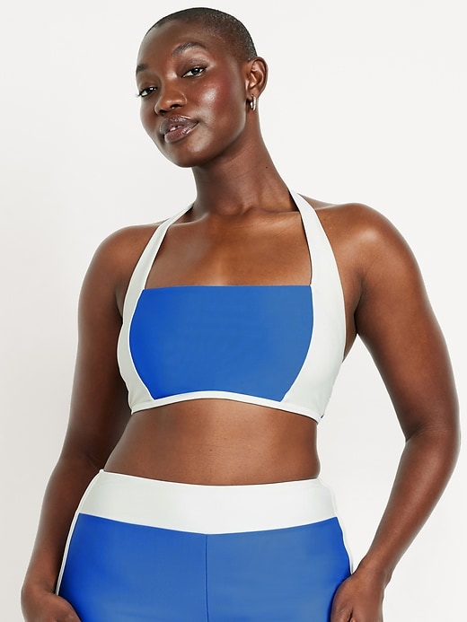 Image number 5 showing, Matte Halter Swim Top