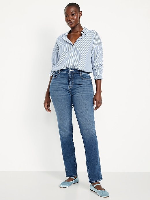 Image number 5 showing, High-Waisted Vintage Slim Jeans